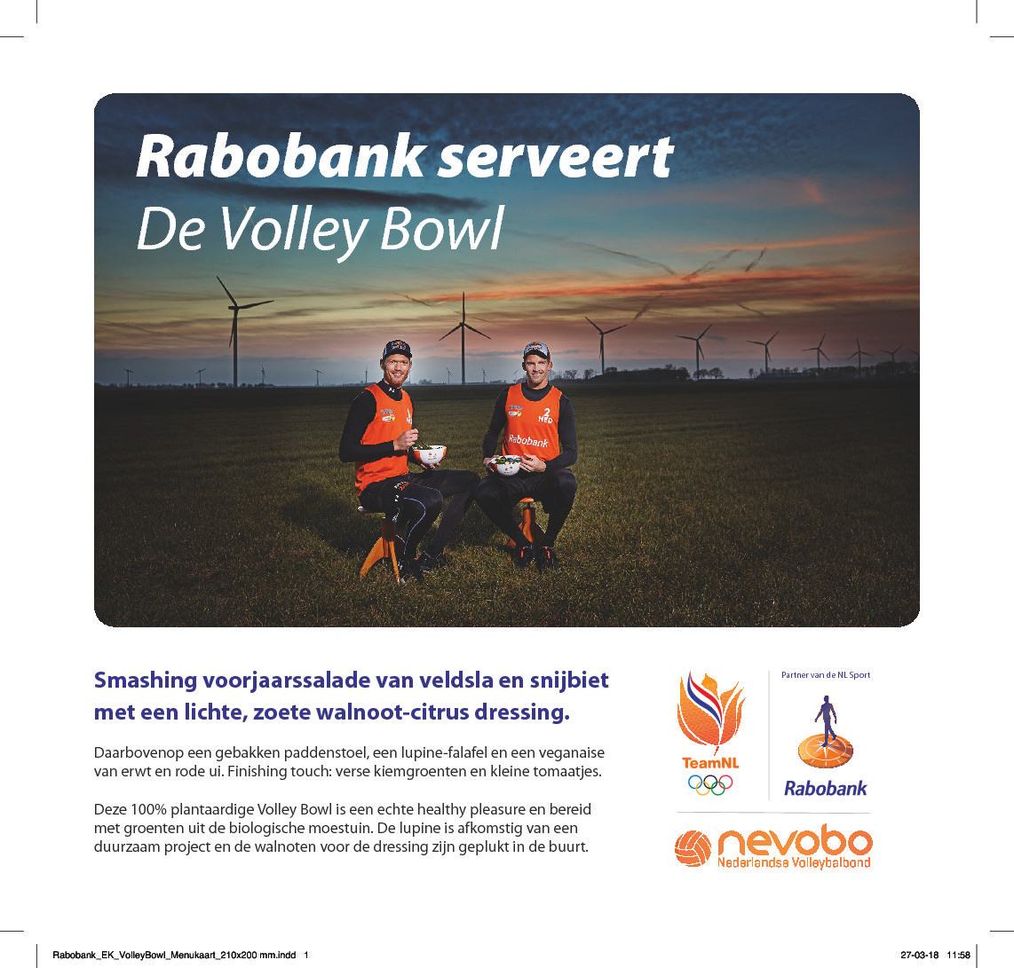 Met Rabo aan de volleybowl